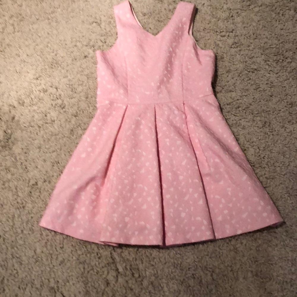 Girls adorable pink dress....like new